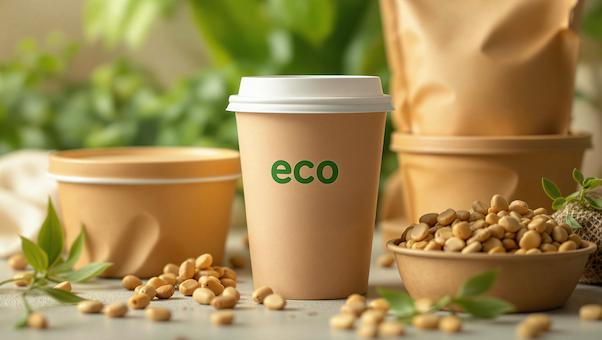 Contoh inovasi kemasan ramah lingkungan: kotak kraft, bioplastik, dan label eco